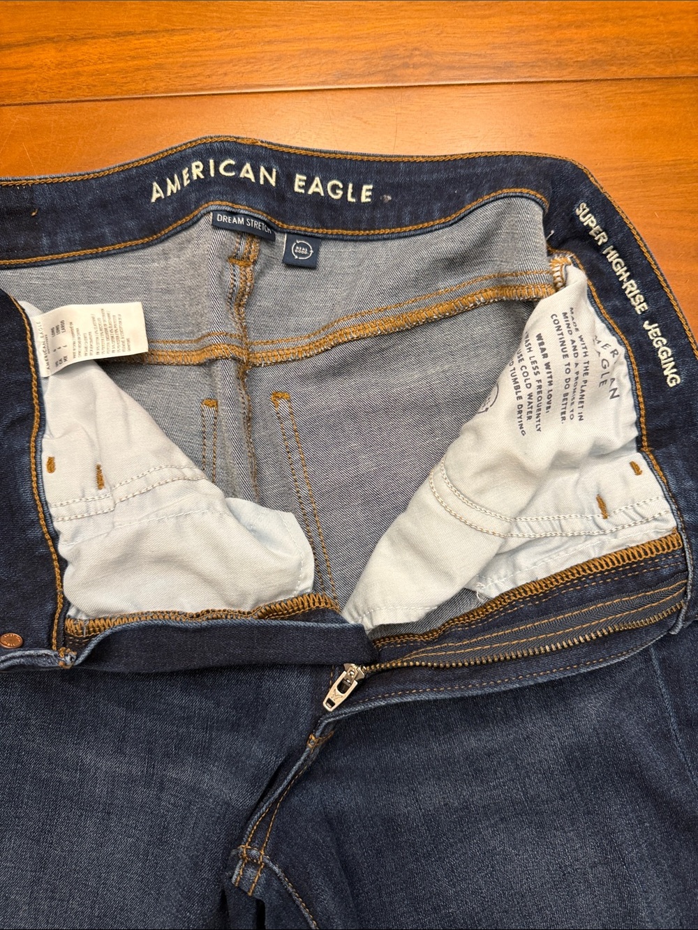 American Eagle Outfitters Navy Skinny Jeans - High Rise